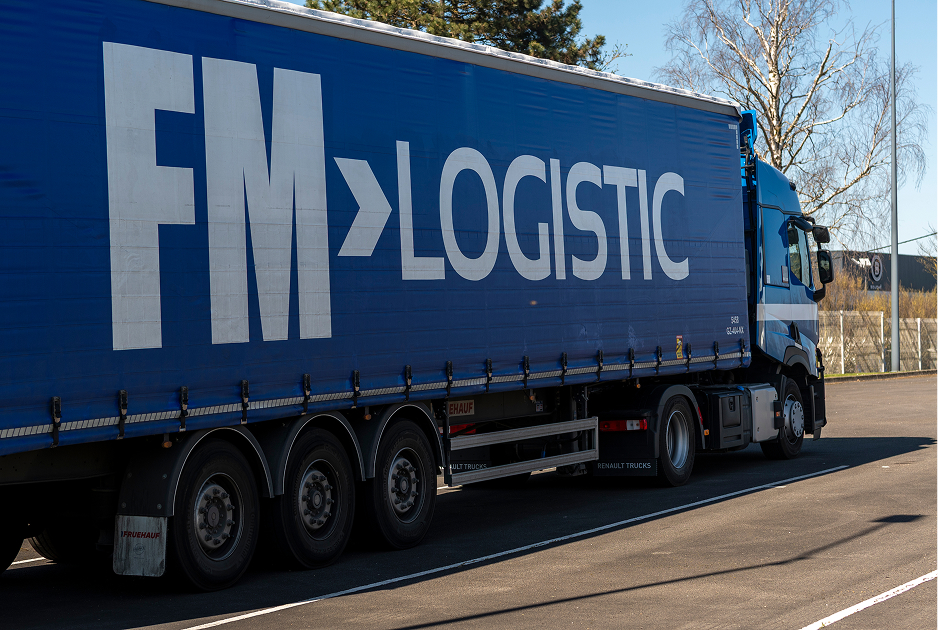 Le header de la page transport routier au format ordinateur